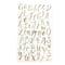 12 Pack: Gold Alphabet Stickers by Recollections™
